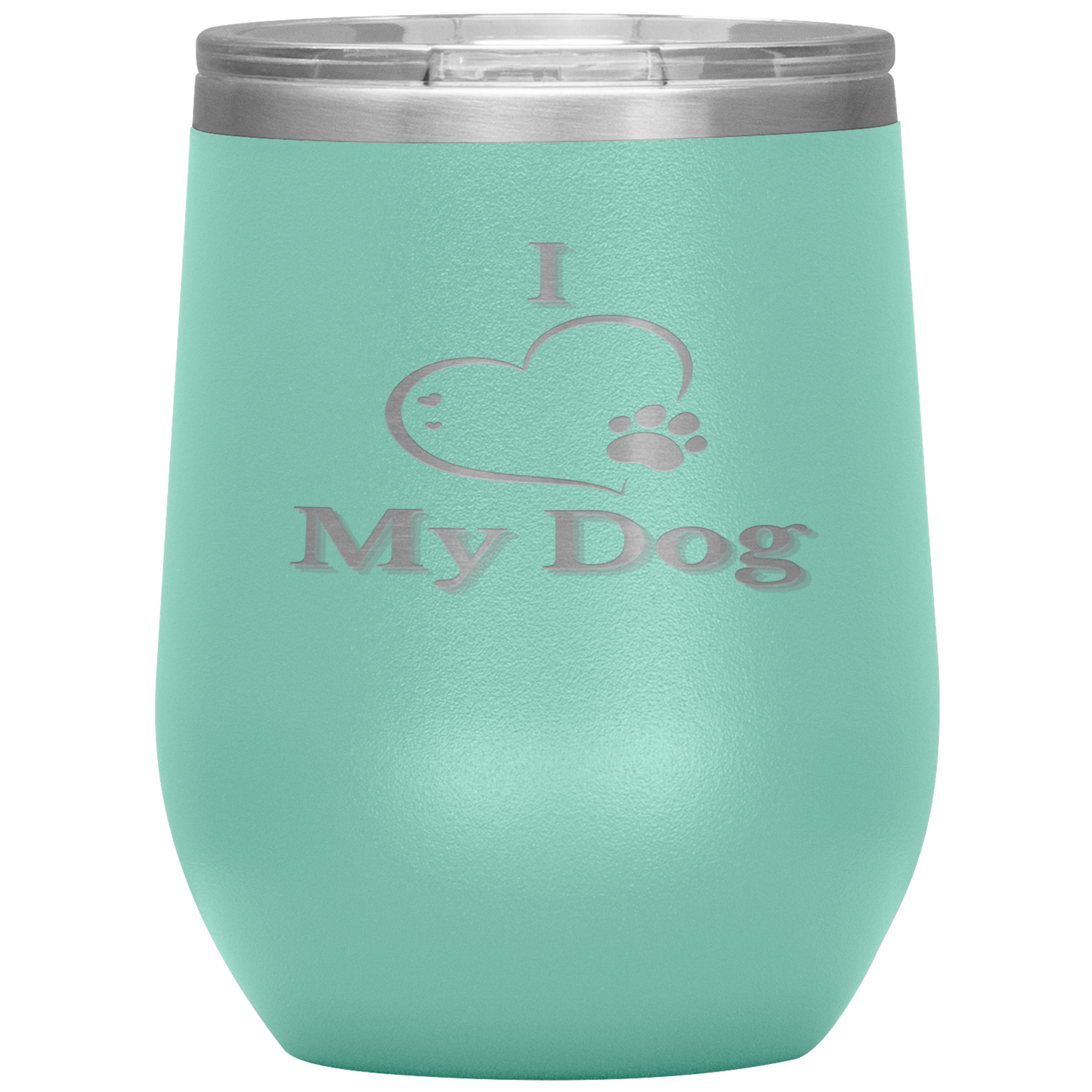 I Love My Dog Wine Tumbler - Madison's Mutt Mall