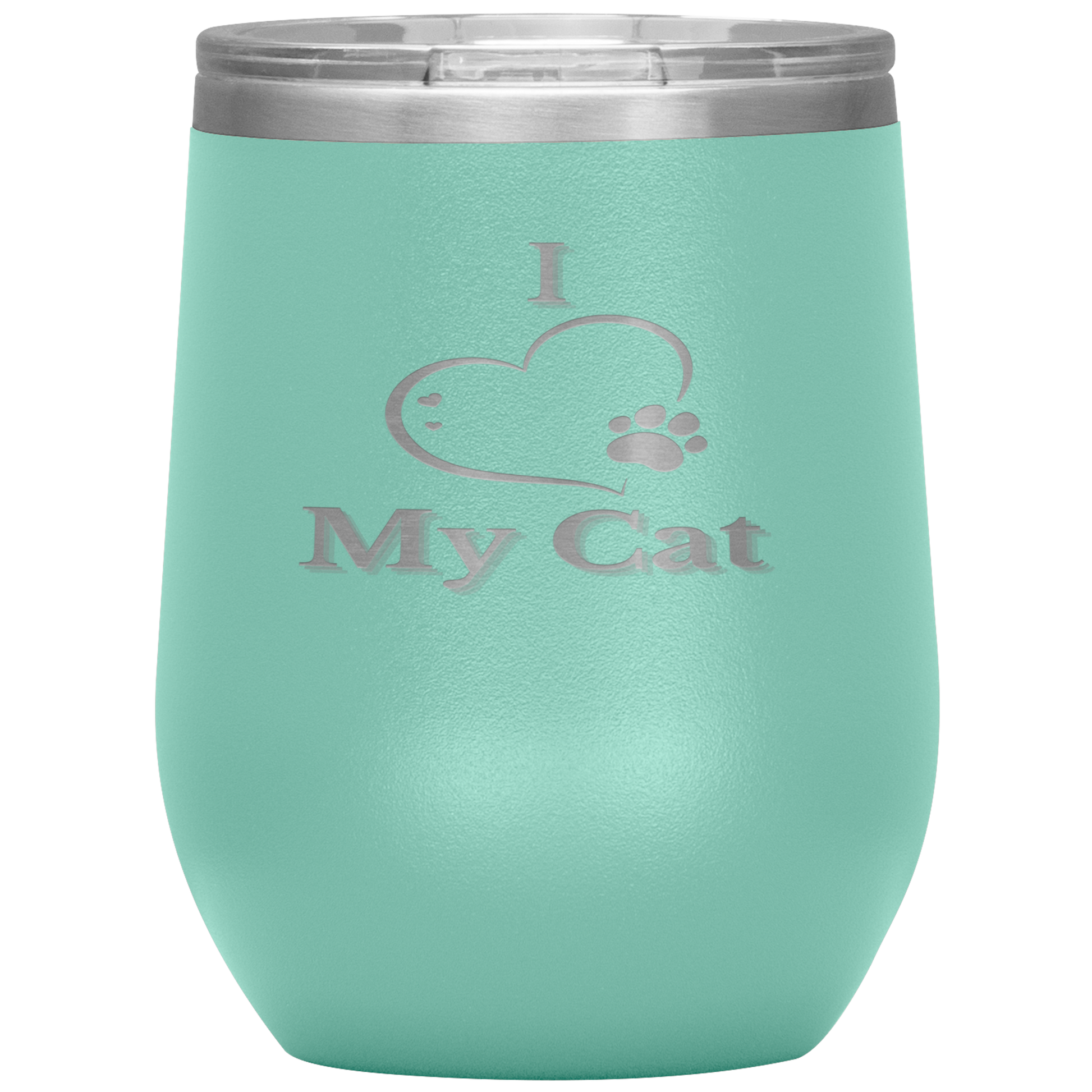 I Love My Cat Wine Tumbler - Madison's Mutt Mall