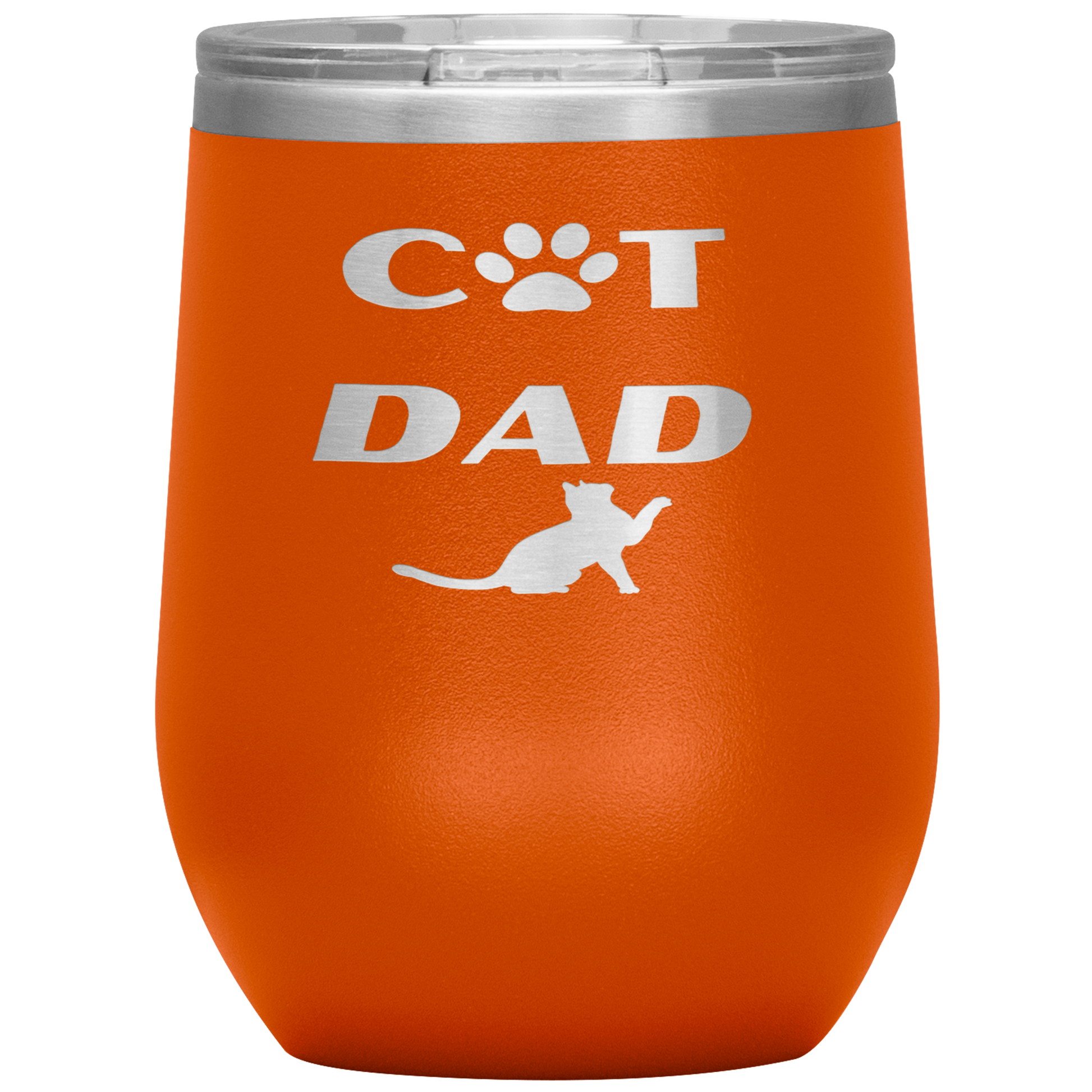 Cat Dad Wine Tumbler - Madison's Mutt Mall