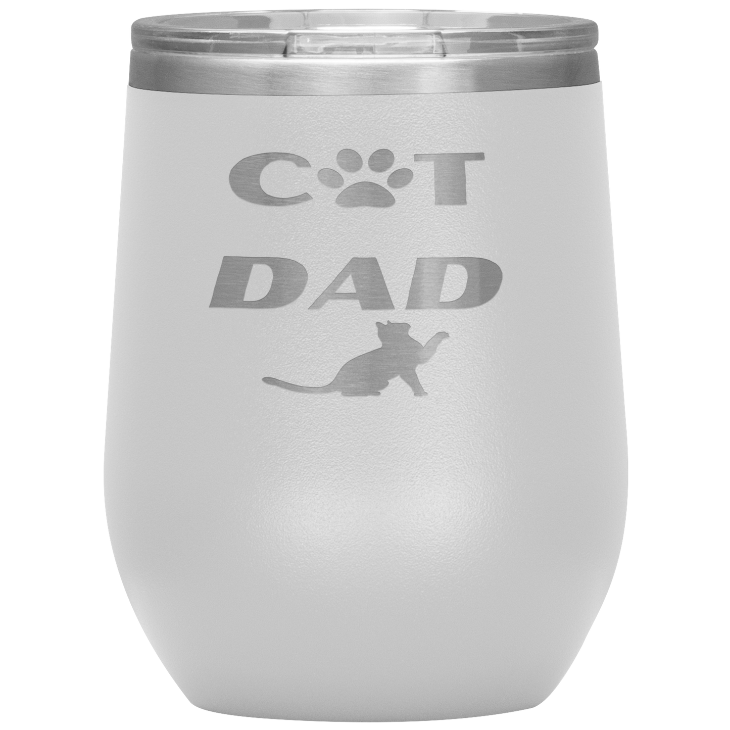 Cat Dad Wine Tumbler - Madison's Mutt Mall