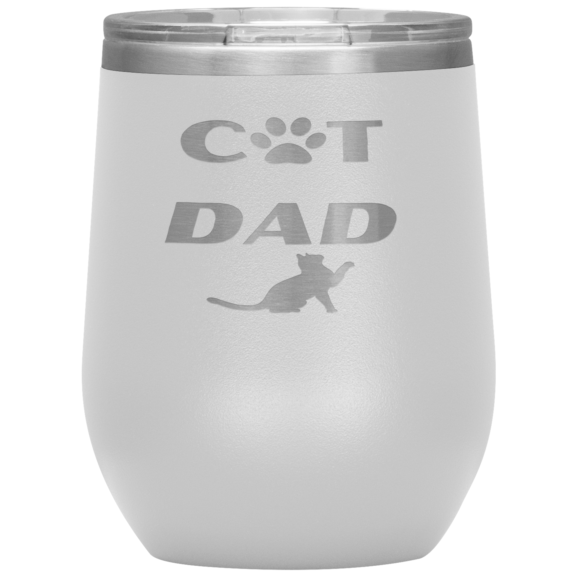 Cat Dad Wine Tumbler - Madison's Mutt Mall