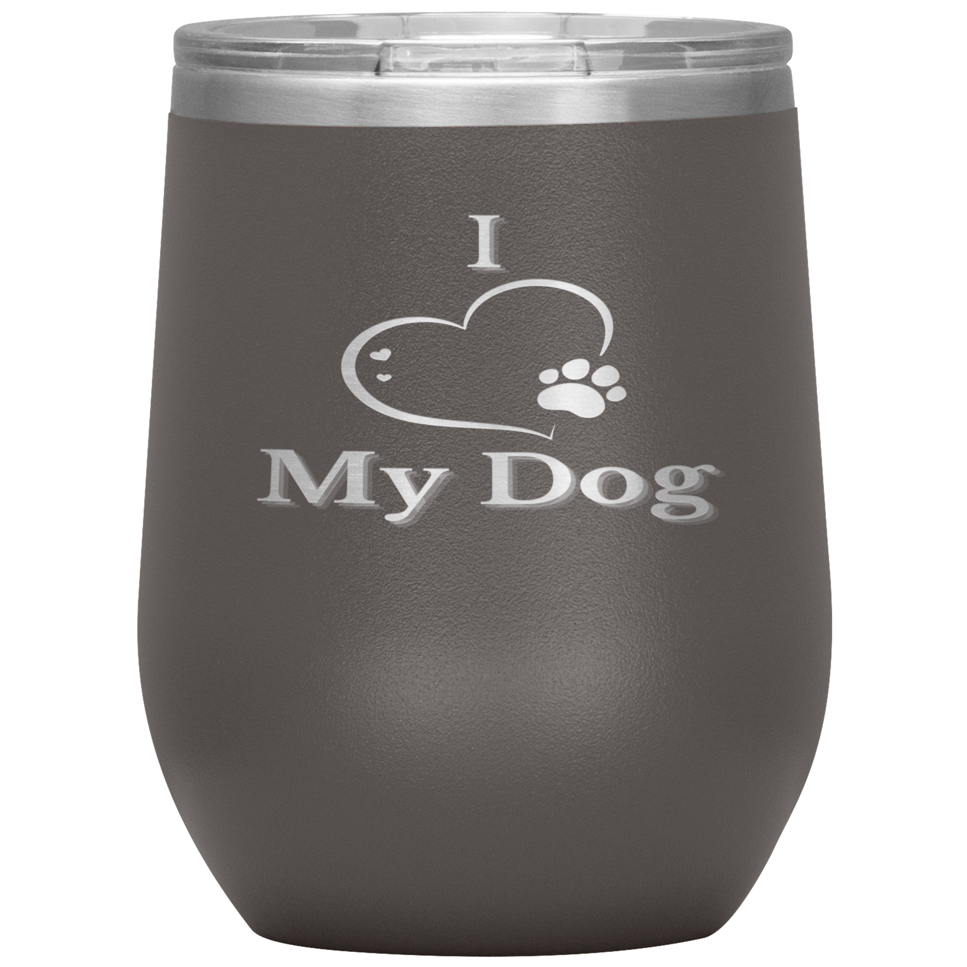 I Love My Dog Wine Tumbler - Madison's Mutt Mall