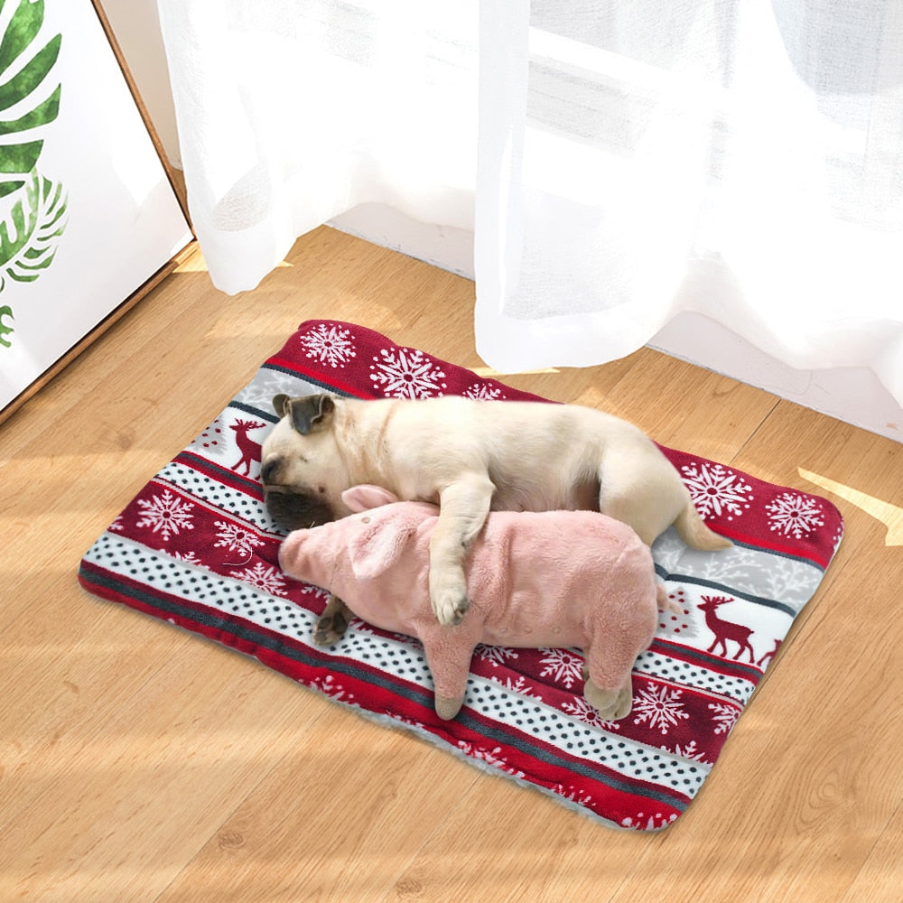 Soft Fleece Pet Sleeping Pad - Madison's Mutt Mall