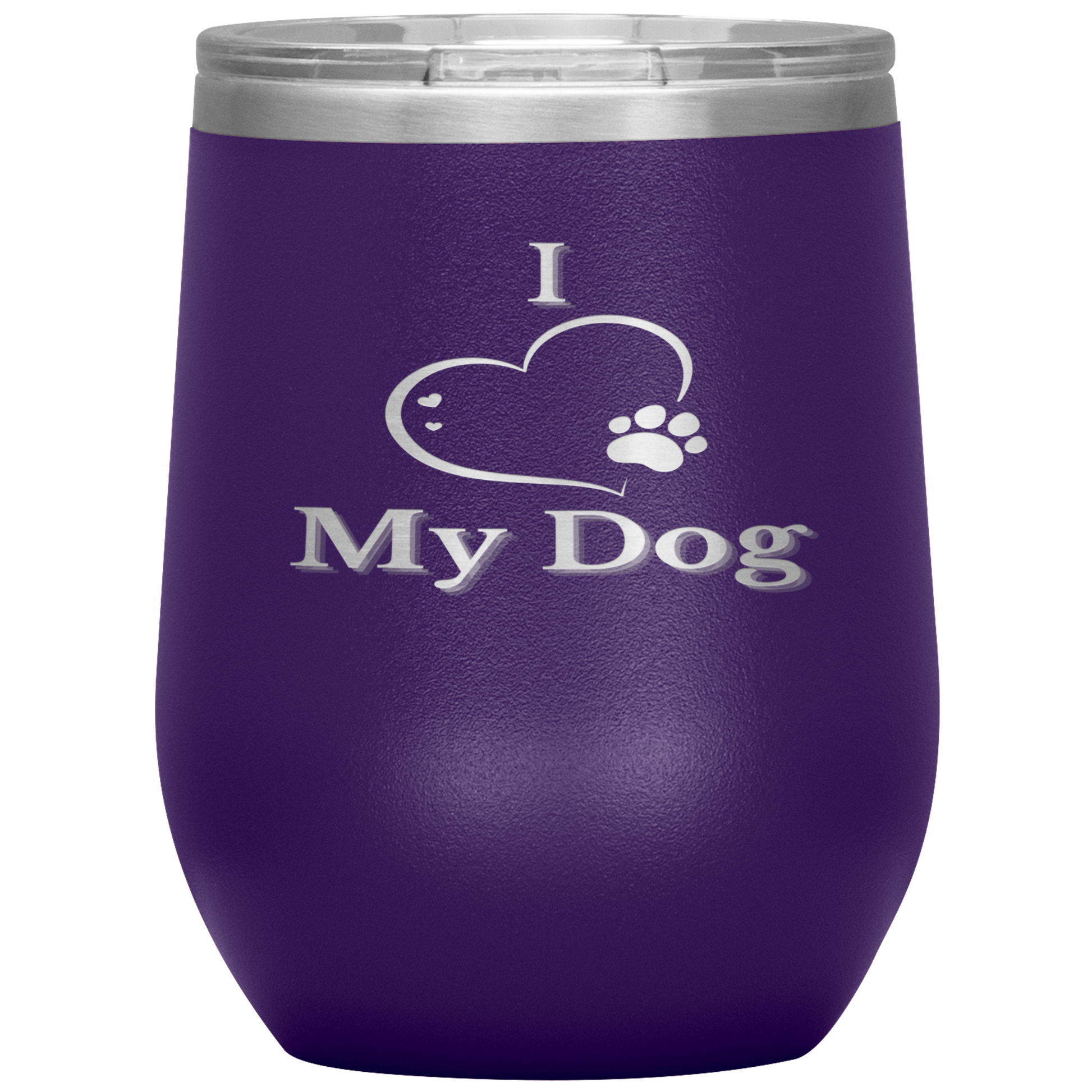 I Love My Dog Wine Tumbler - Madison's Mutt Mall