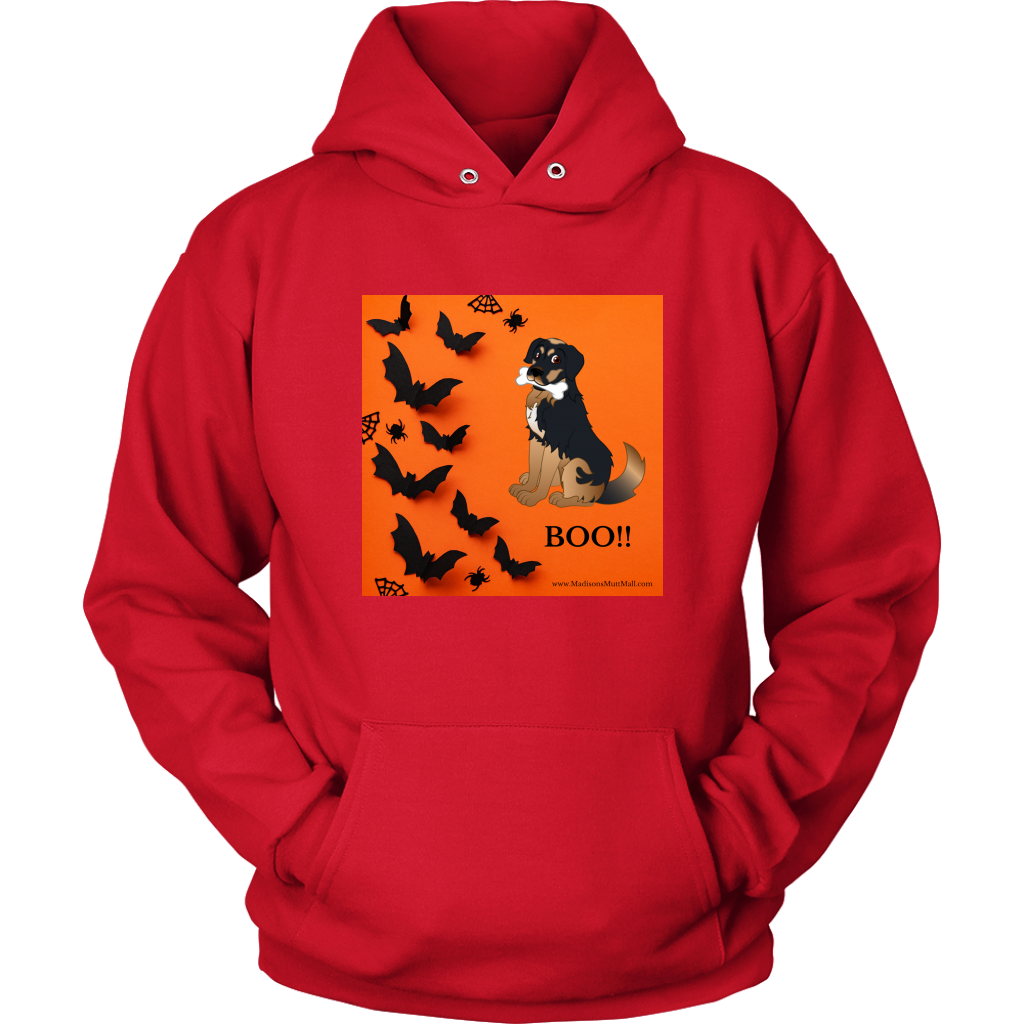 Dog Halloween Hoodie-Boo - Madison's Mutt Mall