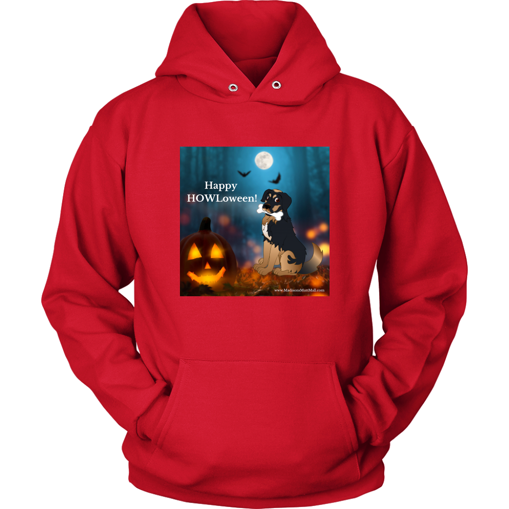 Dog Halloween Hoodie-Happy HOWLoween - Madison's Mutt Mall