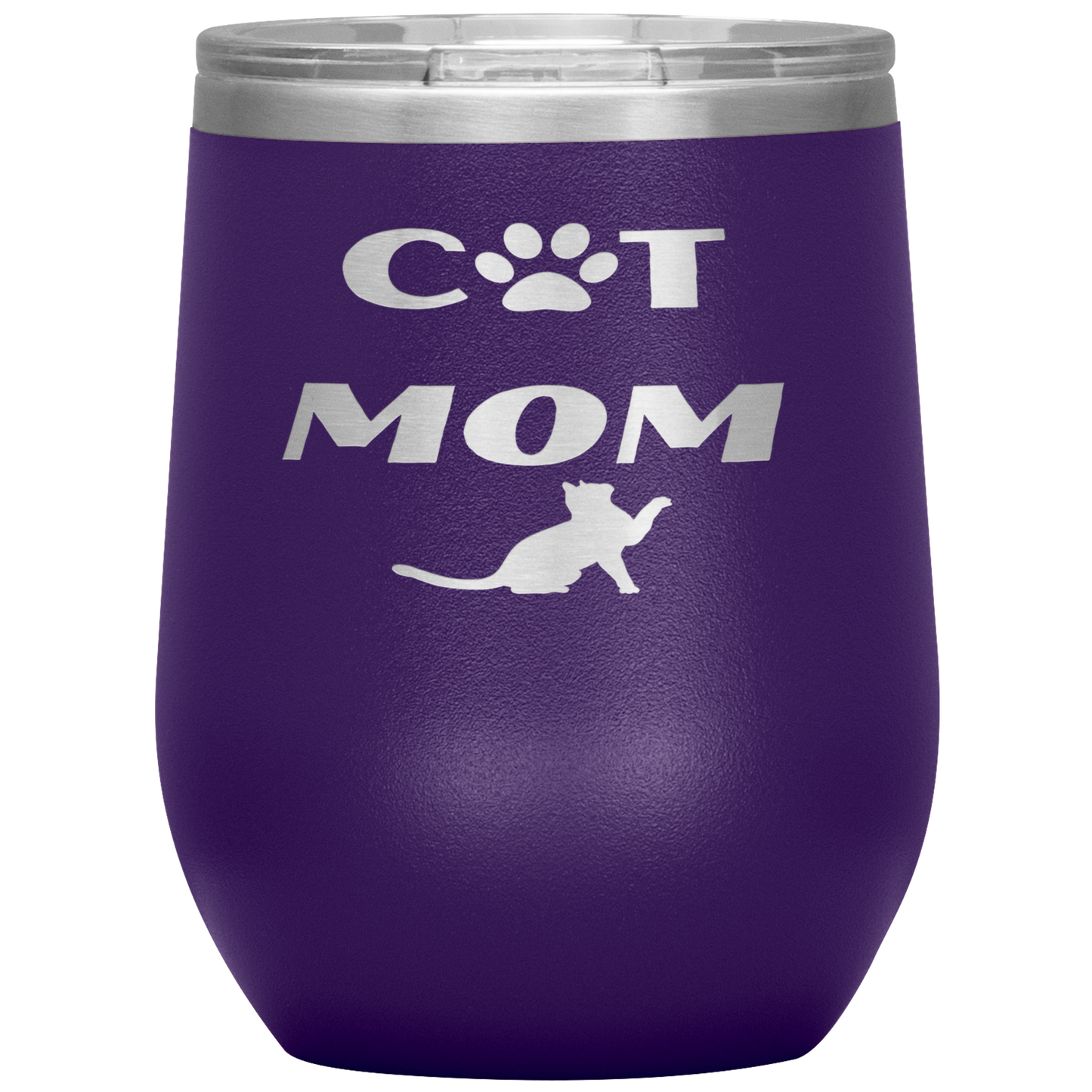 Cat Mom Wine Tumbler - Madison's Mutt Mall