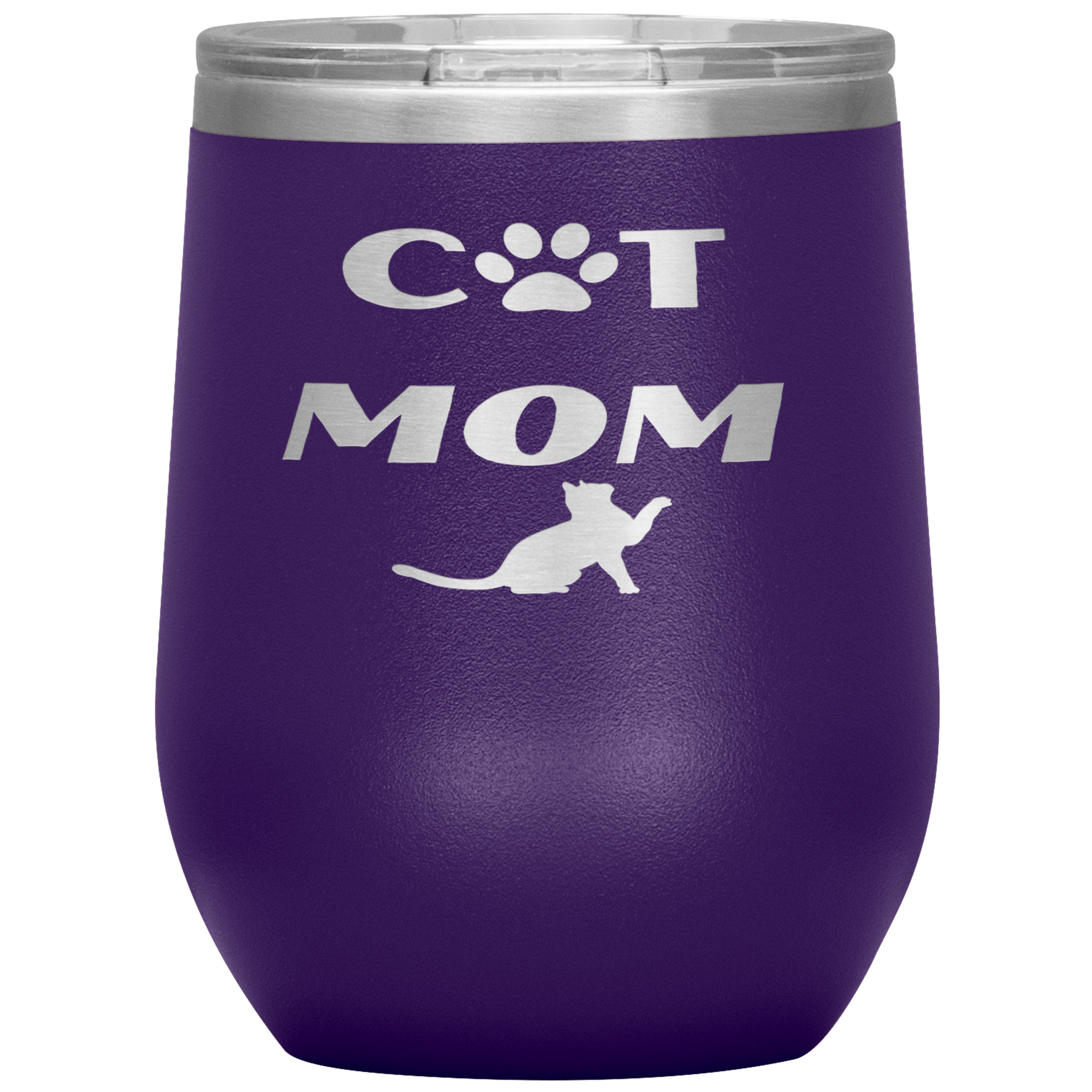 Cat Mom Wine Tumbler - Madison's Mutt Mall