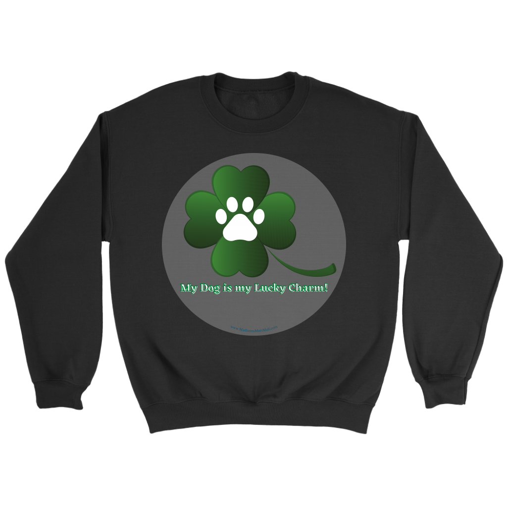 Dog Lucky Charm Crewneck Sweatshirt - Madison's Mutt Mall