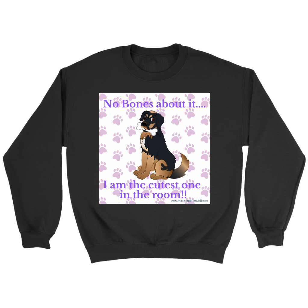 No Bones About It Crewneck Sweatshirt - Pink - Madison's Mutt Mall