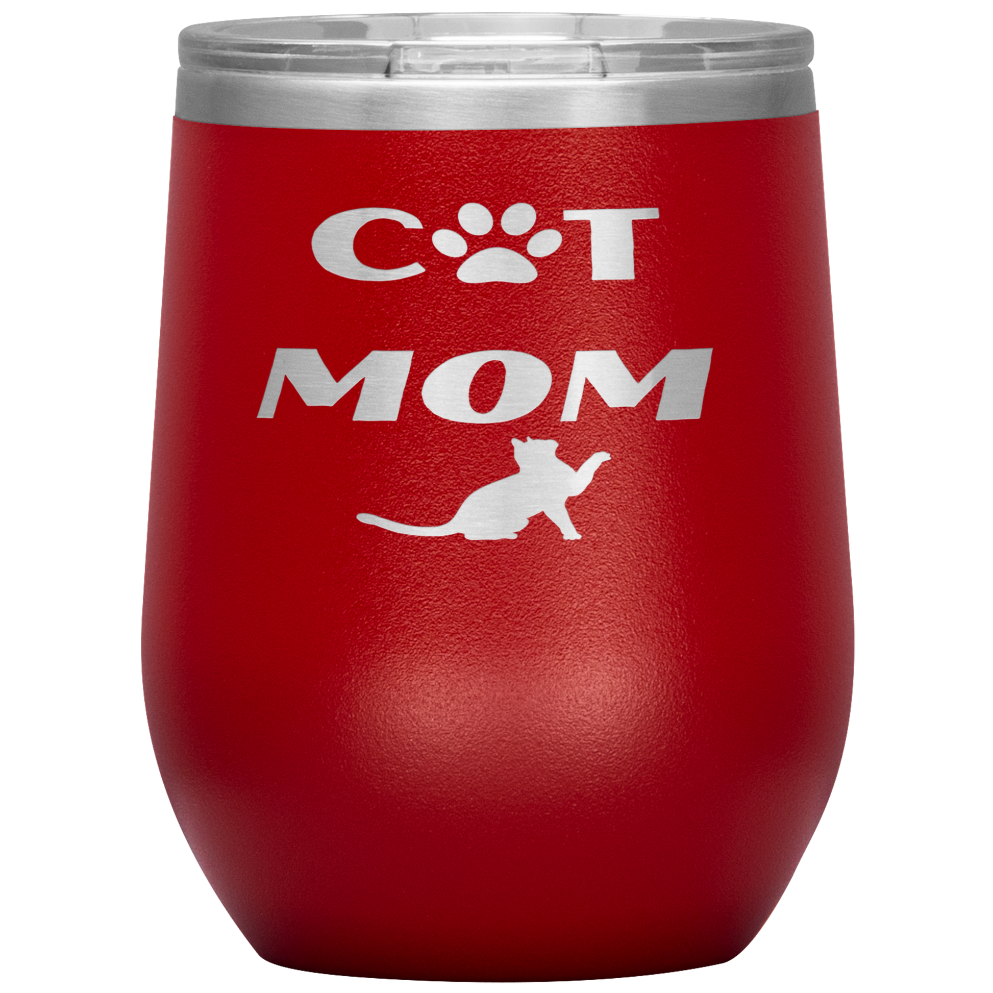 Cat Mom Wine Tumbler - Madison's Mutt Mall