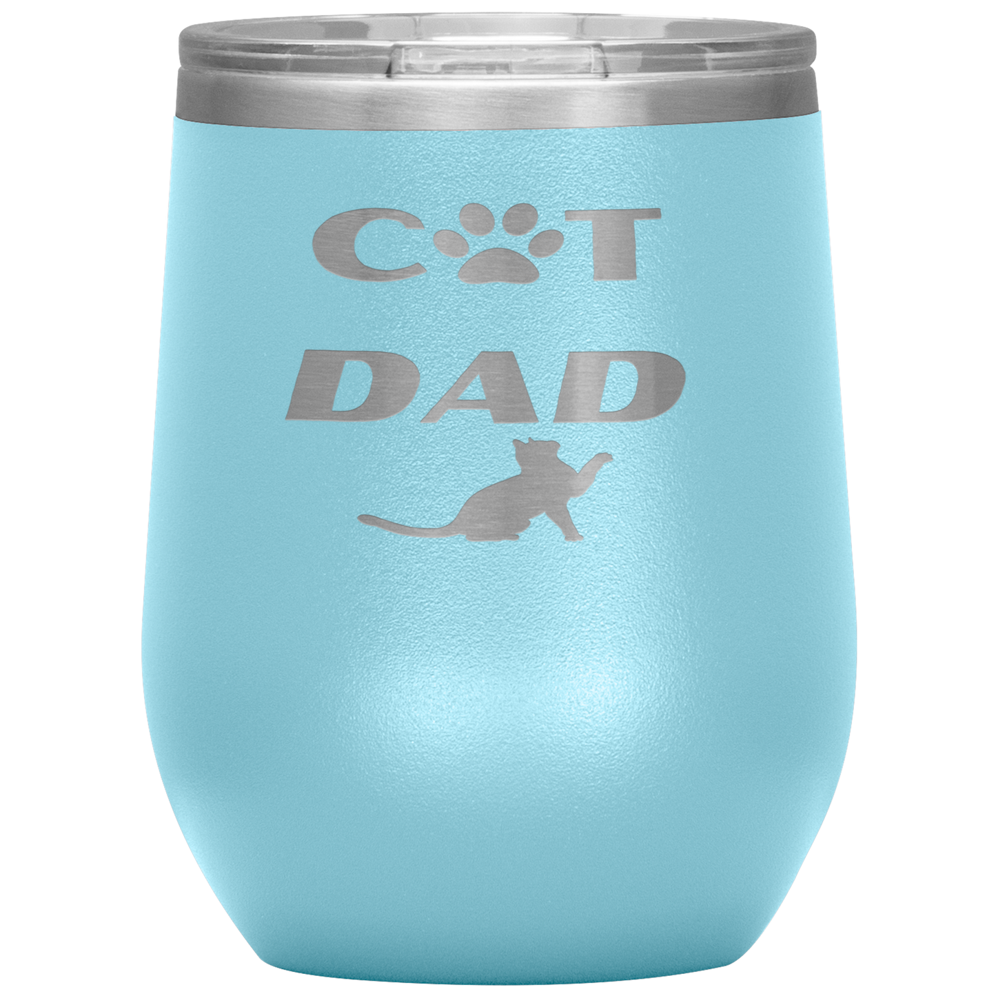 Cat Dad Wine Tumbler - Madison's Mutt Mall