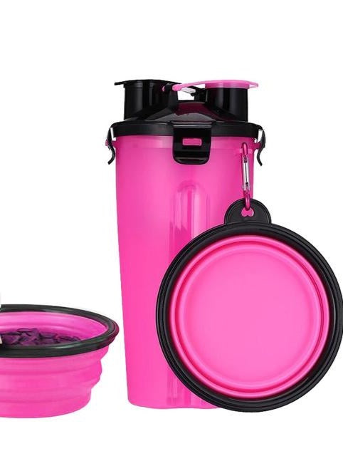 Portable Pet Travel Water & Food Container - Madison's Mutt Mall