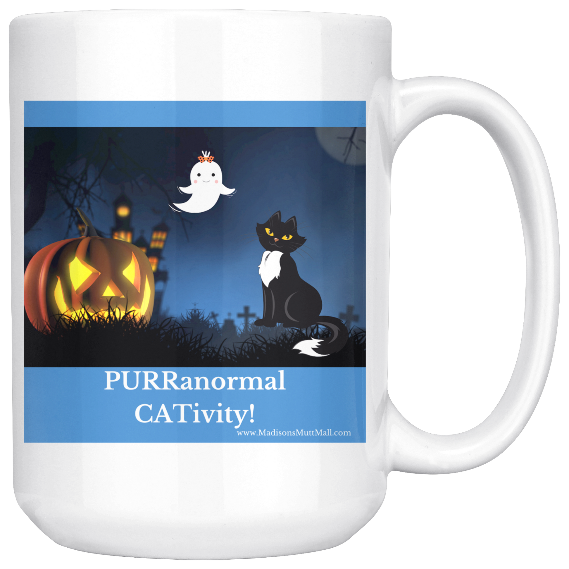 Cat Halloween Mugs - Madison's Mutt Mall